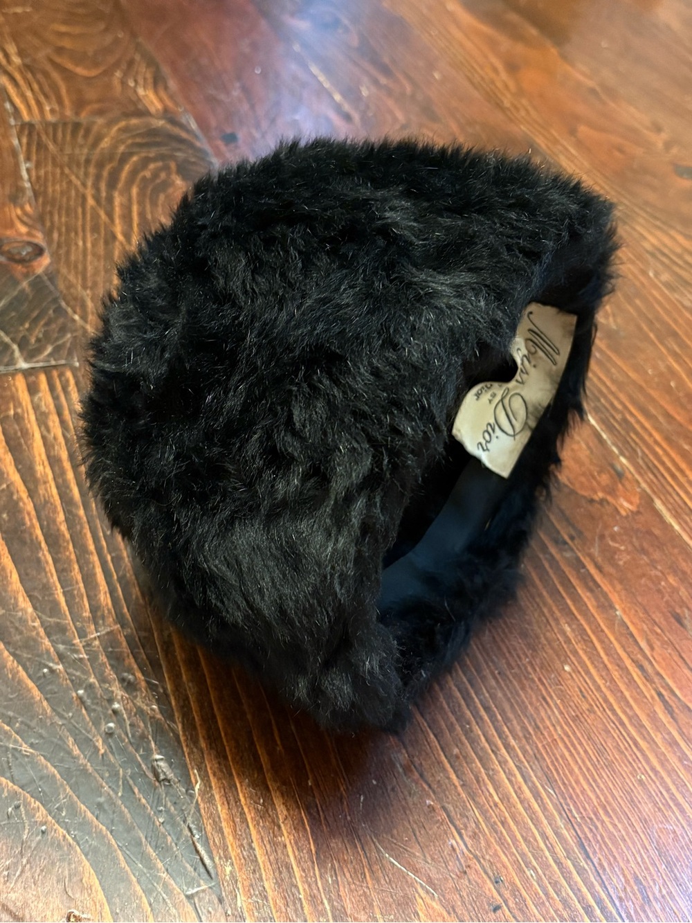 Miss Dior by Christian Dior Faux Fur Hat